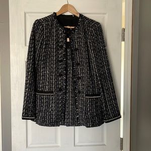Navy tweed Black House White Market suit in size 8/M